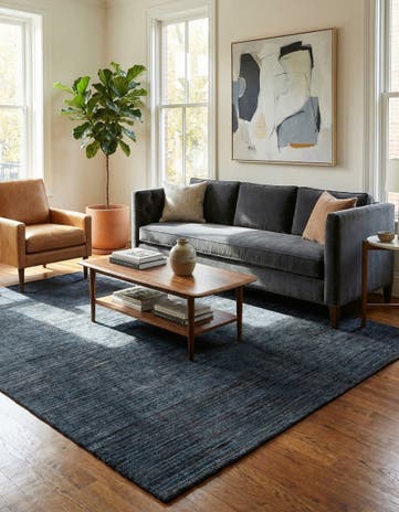 8' 5 x 9' 5 Hand Knotted Darya Wool Rug