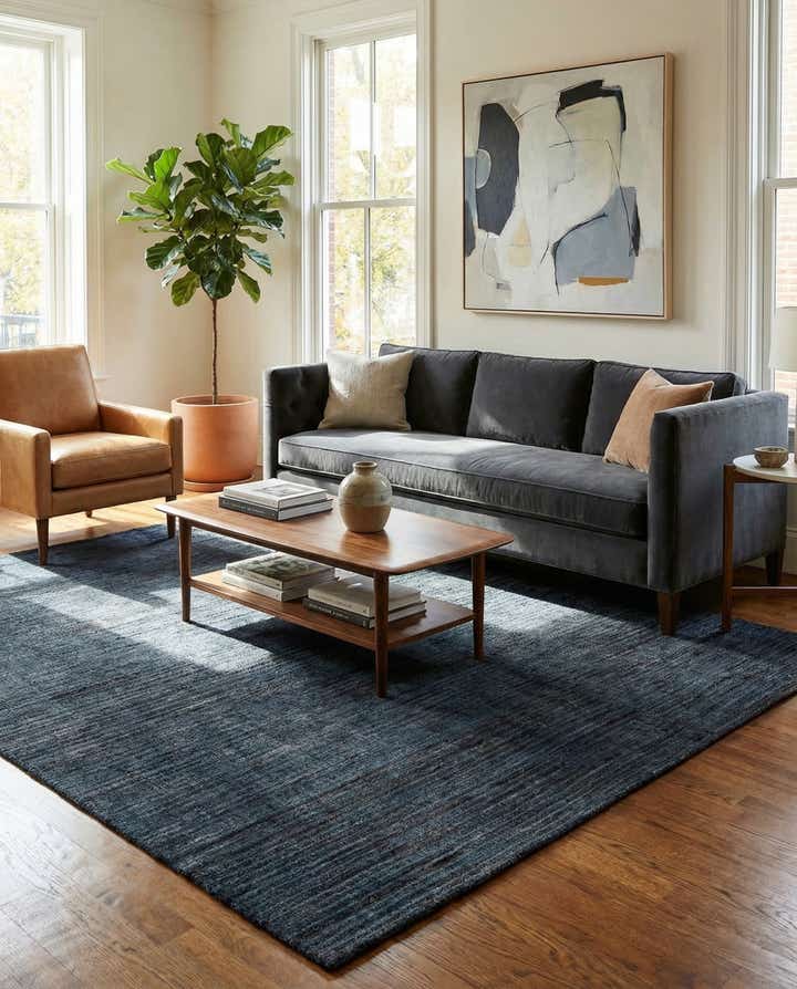8' 5 x 9' 5 Hand Knotted Darya Wool Rug