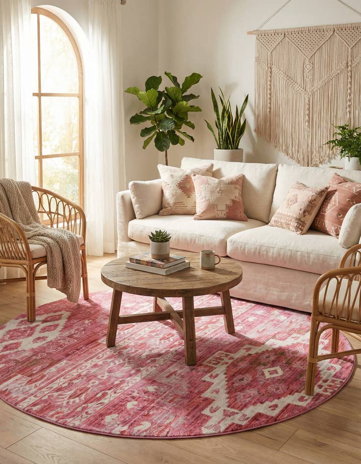 Detail image of 8' x 8' Madrid Round Rug