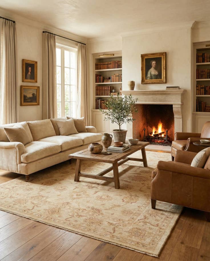 Detail image of 5' x 6' 5 Hand Knotted Peshawar Ziegler Rug