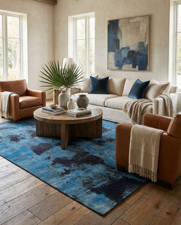 9' x 10' 2 Hand Knotted Ultra Vintage Persian Wool Rug