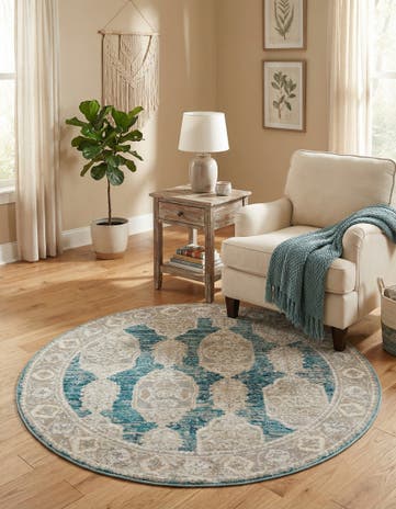 4' x 4' Lola Round Rug