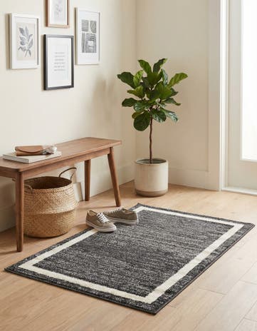 Black Angelica Rug