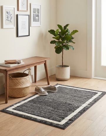 Black Angelica Rug