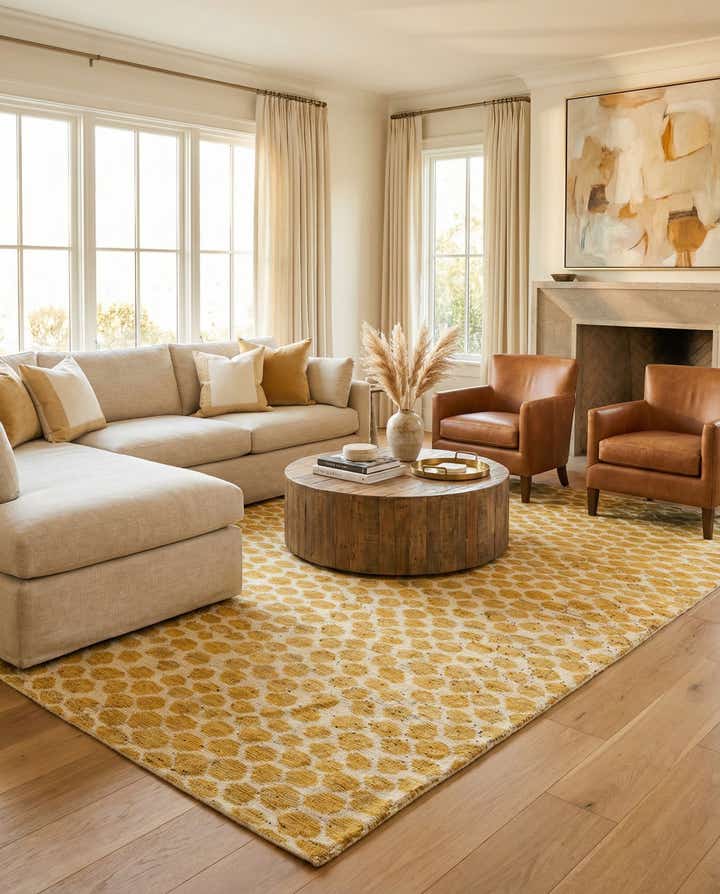 5' 10 x 9' 3 Hand Knotted Darya Wool Rug