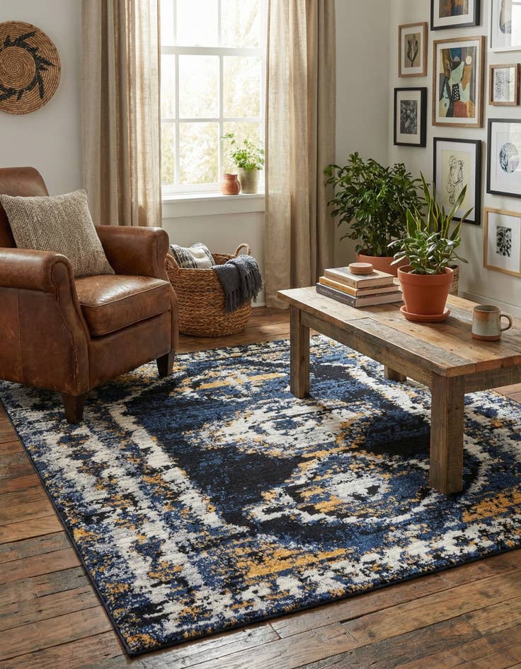 Detail image of  5' 3 x 5' 3 Tagine Square Rug