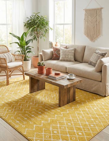 10' 8 x 14' Moroccan Trellis Rug