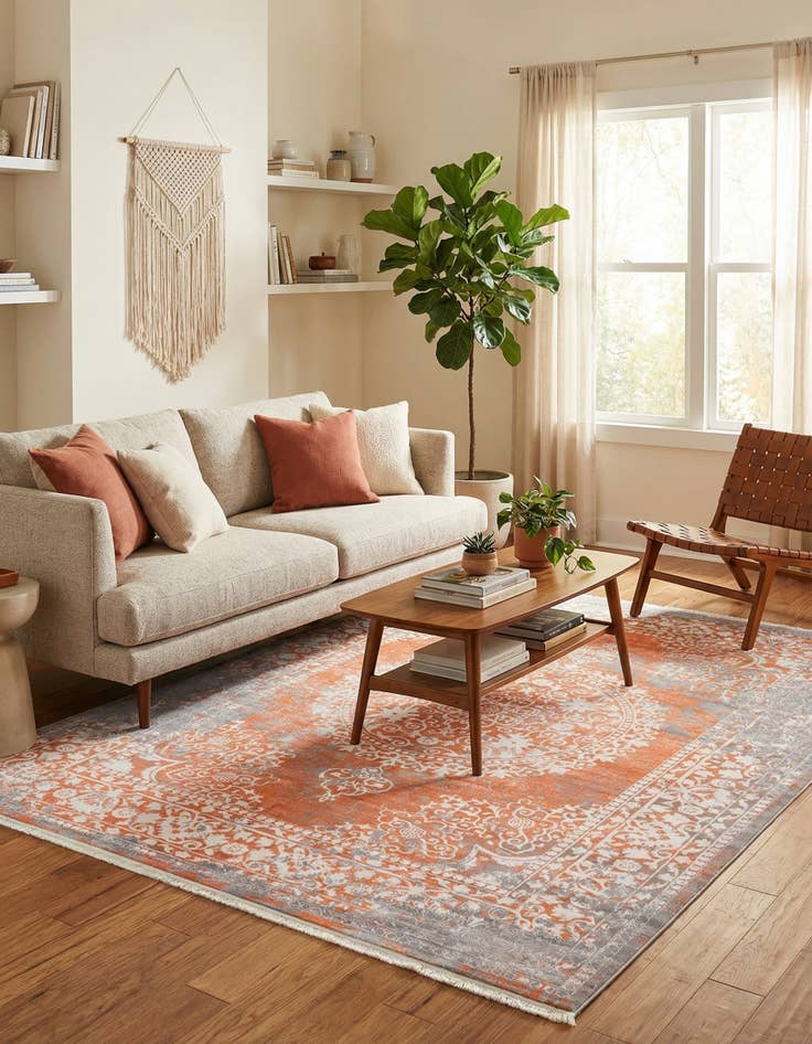 Detail image of  9' x 12' 2 Modern Classical Rug