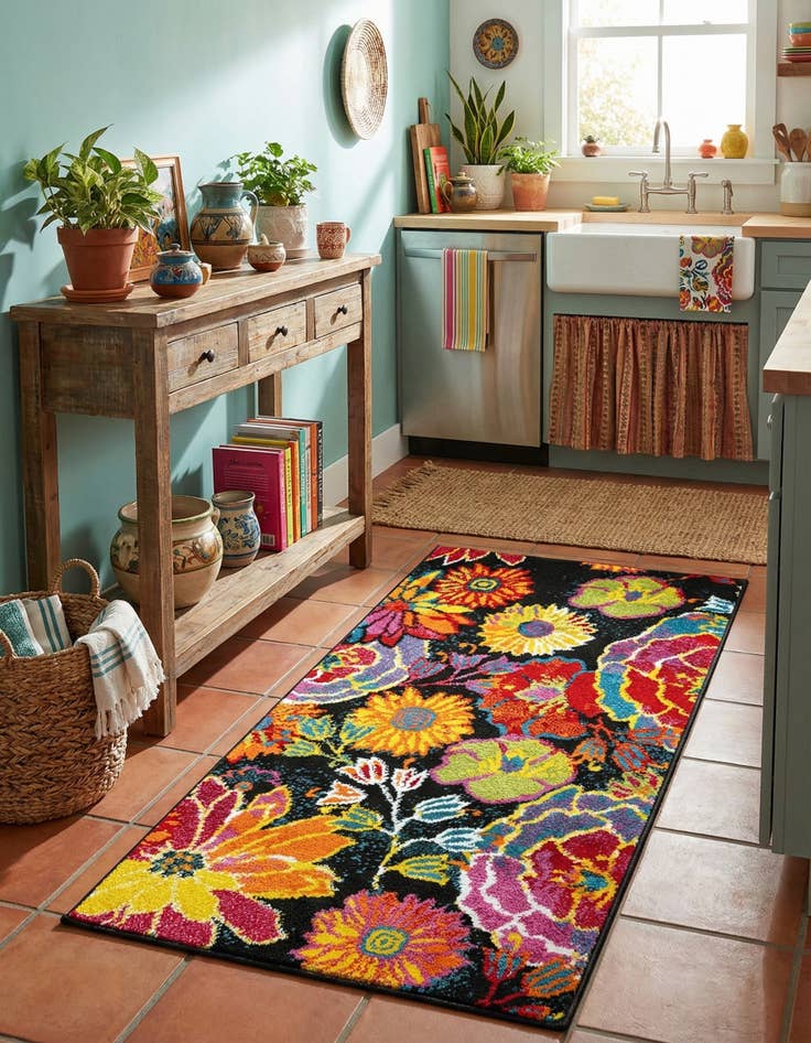 Detail image of 2' 2 x 4' 1 Florence Runner Rug