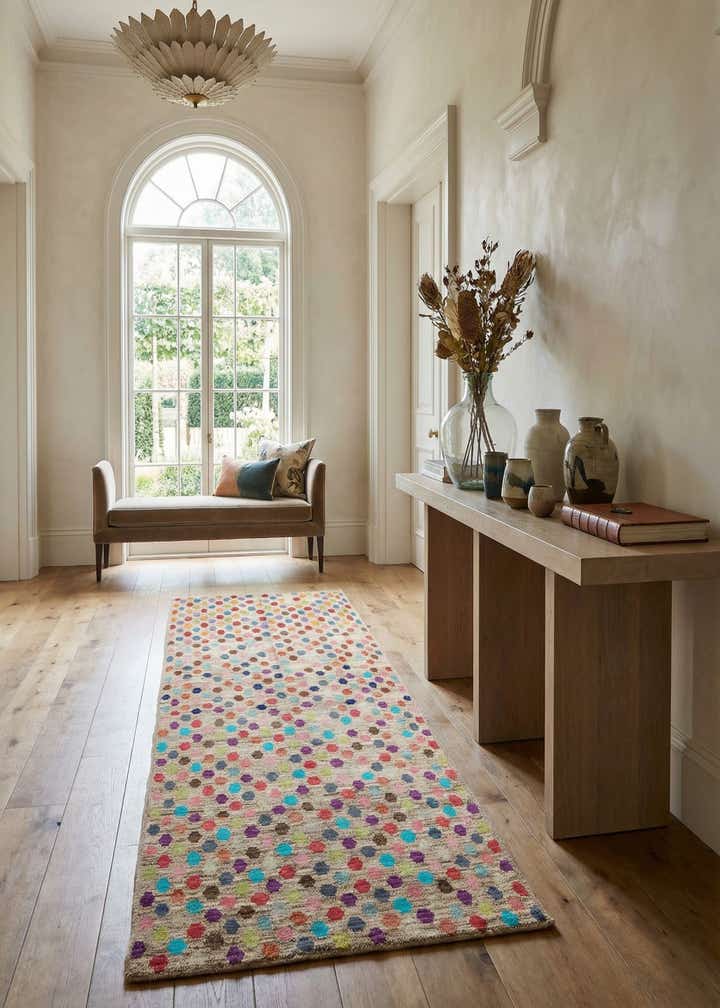5' 4 x 15' 7 Hand Knotted Darya Wool Runner Rug