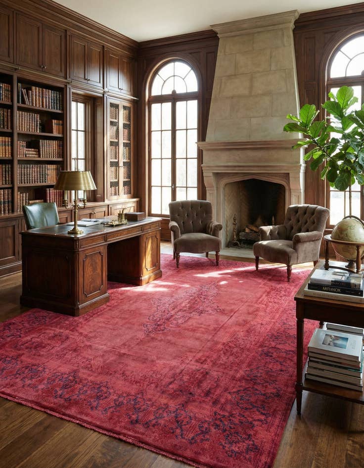 Detail image of 9' 7 x 13' 9 Vintage Royal Wool Rug