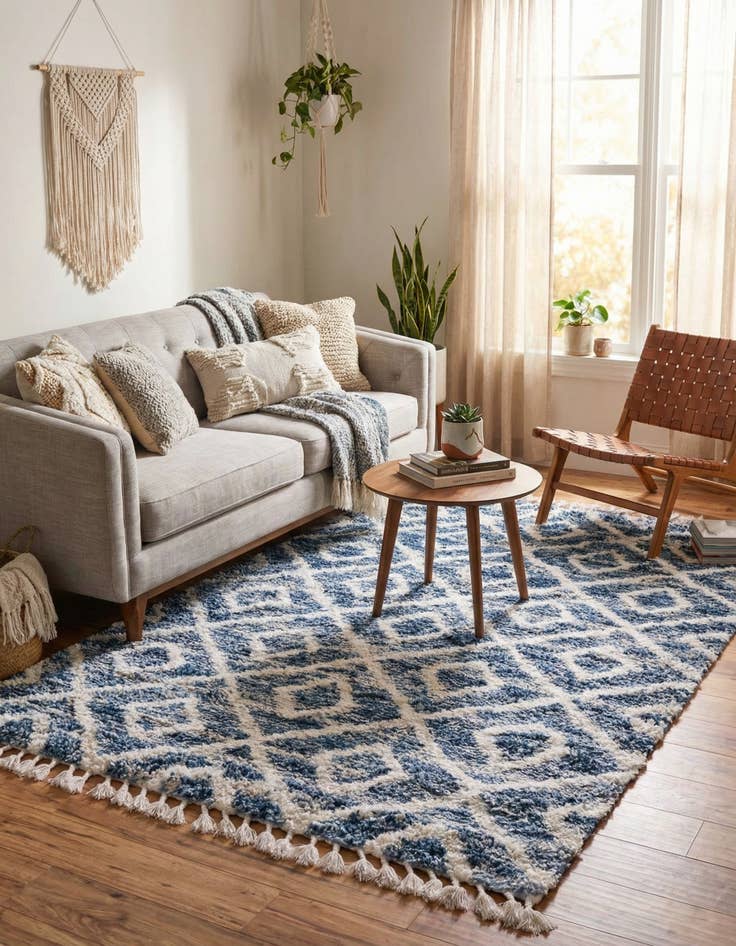 Detail image of  4' x 6' Athena Shag Rug