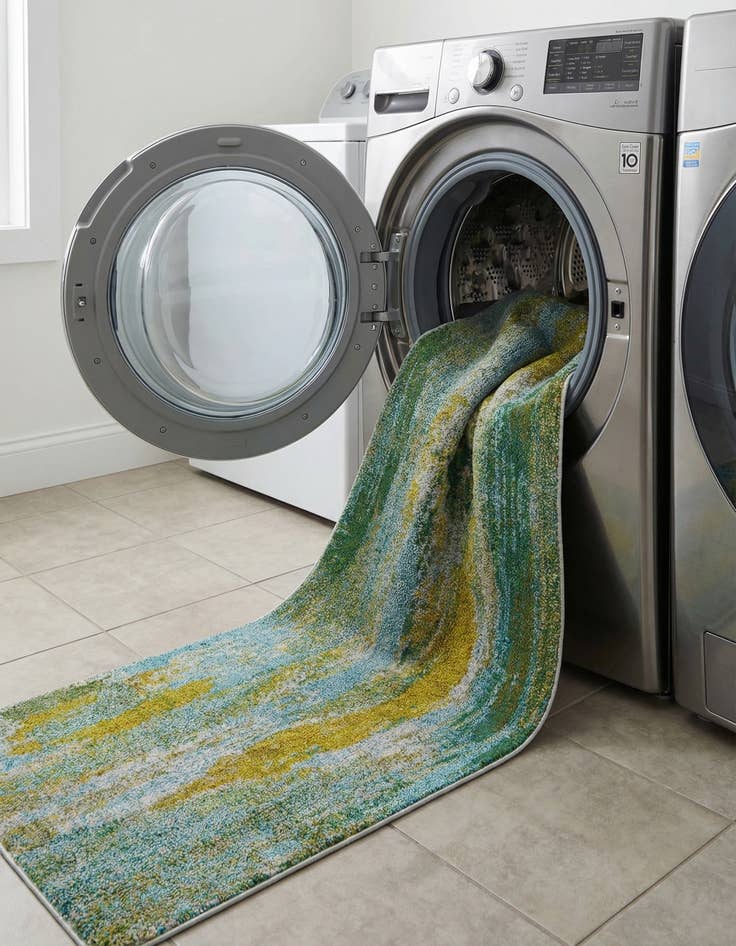 Detail image of  2' 7 x 10'  Washable Sevilla Runner Rug