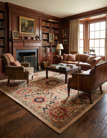 8' 2 x 10' 8 Hand Knotted Ariana Ziegler Rug
