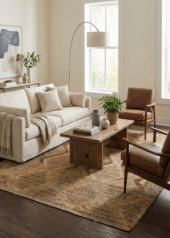 7' 9 x 10' Hand Knotted Darya Wool Rug