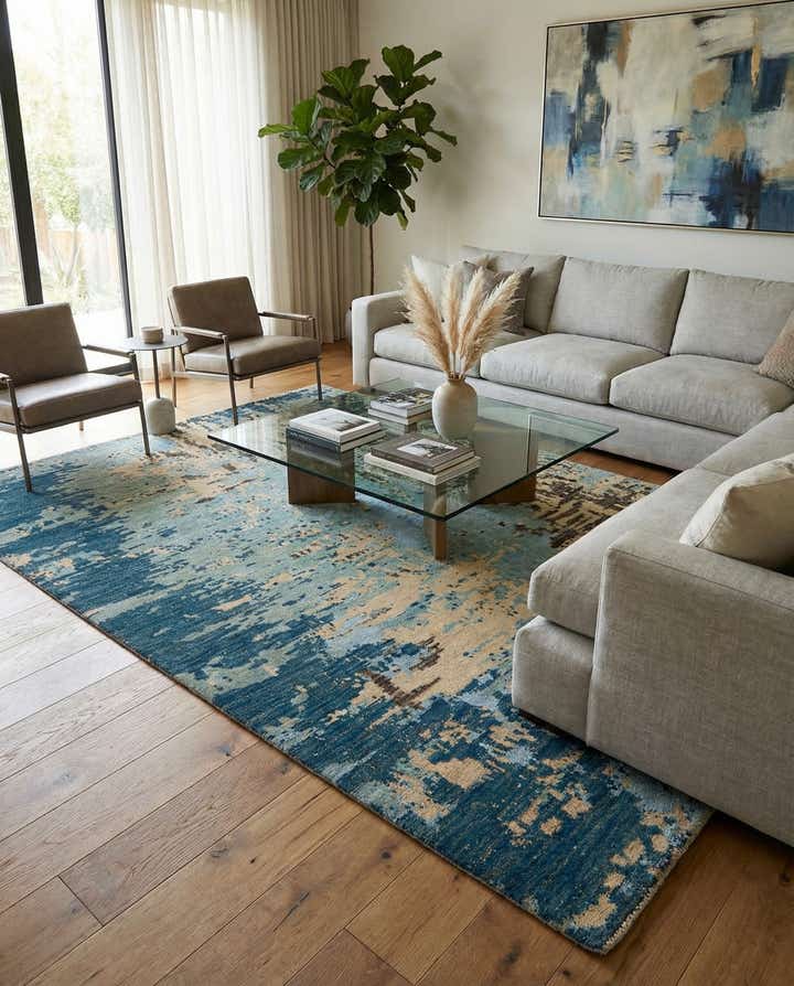 6' 1 x 9' 1 Hand Knotted Darya Rug