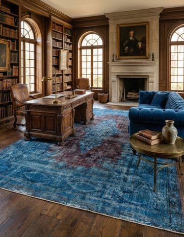 7' 10 x 11' 1 Vintage Royal Wool Rug