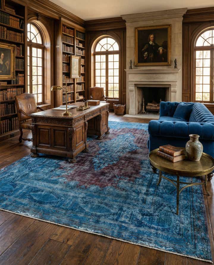 7' 10 x 11' 1 Vintage Royal Wool Rug