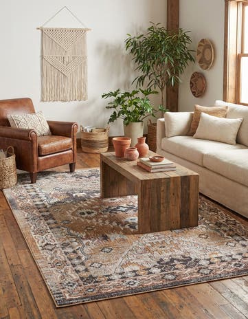 5' 3 x 8' Eco Southwestern Rug