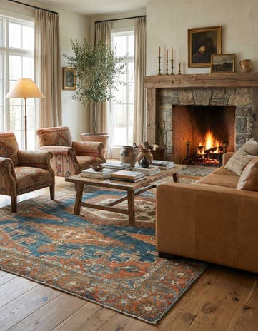 6' 10 x 10' 1 Viss Wool Rug
