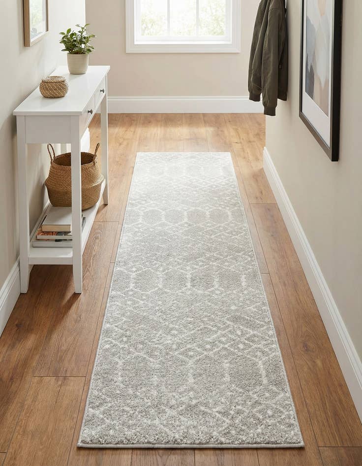 Detail image of  2' x 8' Paxon Trellis Runner Rug