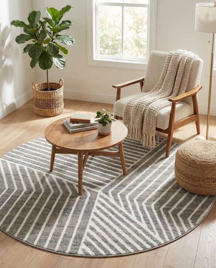 6' x 6' Oslo Round Rug