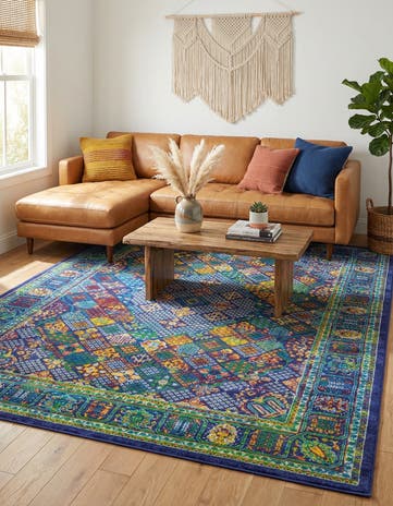Navy Blue Calypso Rug