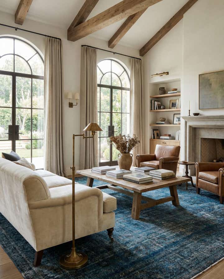 10' 10 x 13' 10 Hand Knotted Ultra Vintage Persian Wool Rug