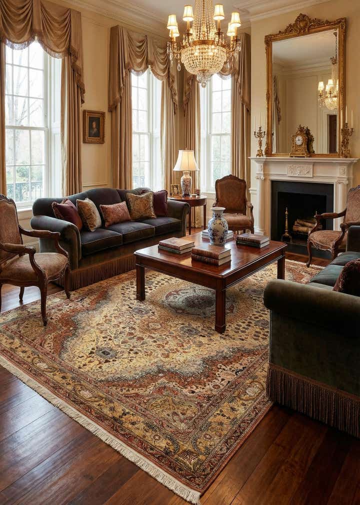 6' 3 x 9' 11 Tabriz Rug