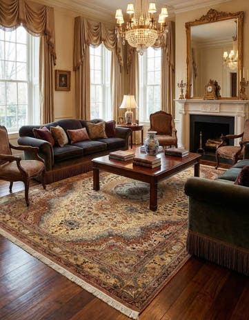 6' 3 x 9' 11 Tabriz Rug
