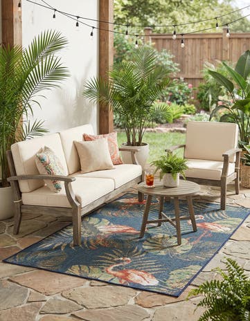 4' x 6' Easy-Clean Baja Indoor / Outdoor Rug