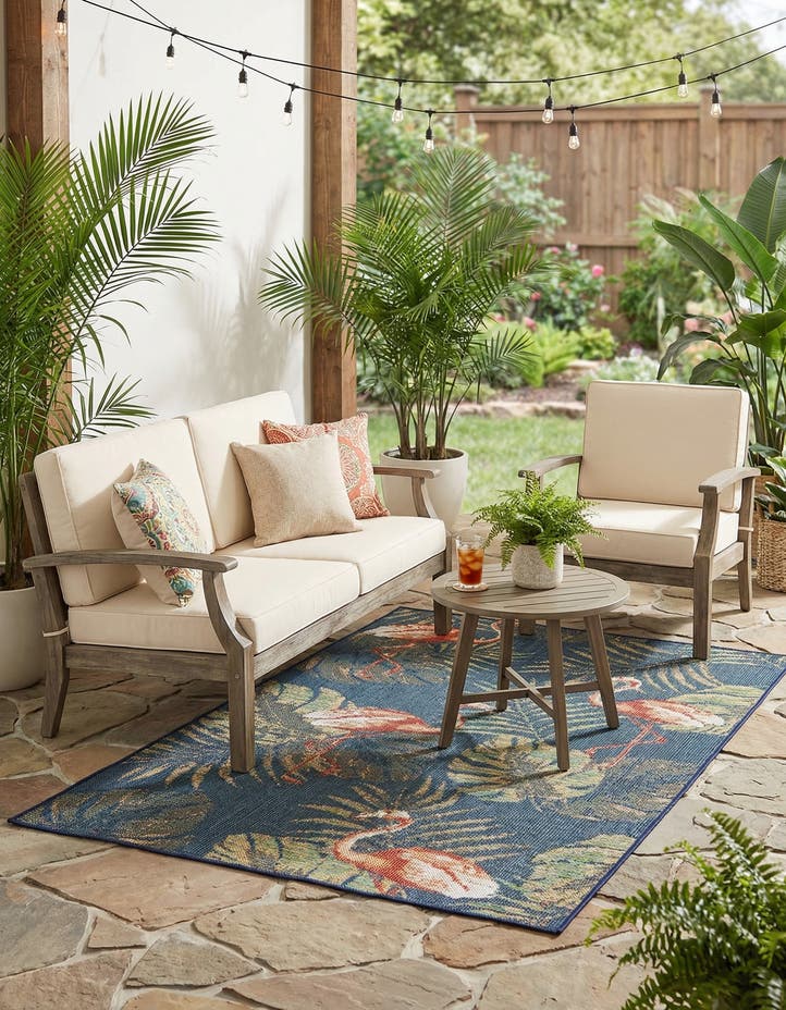 4' x 6' Easy-Clean Baja Indoor / Outdoor Rug