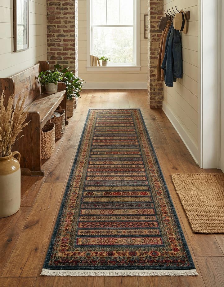 2' 7 x 12' Kashkuli Gabbeh Runner ...