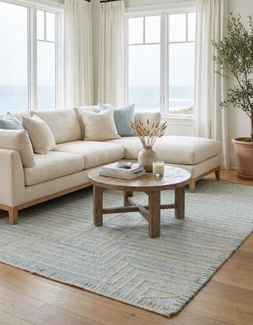 6' x 8' 2 Hand Knotted Darya Wool Rug
