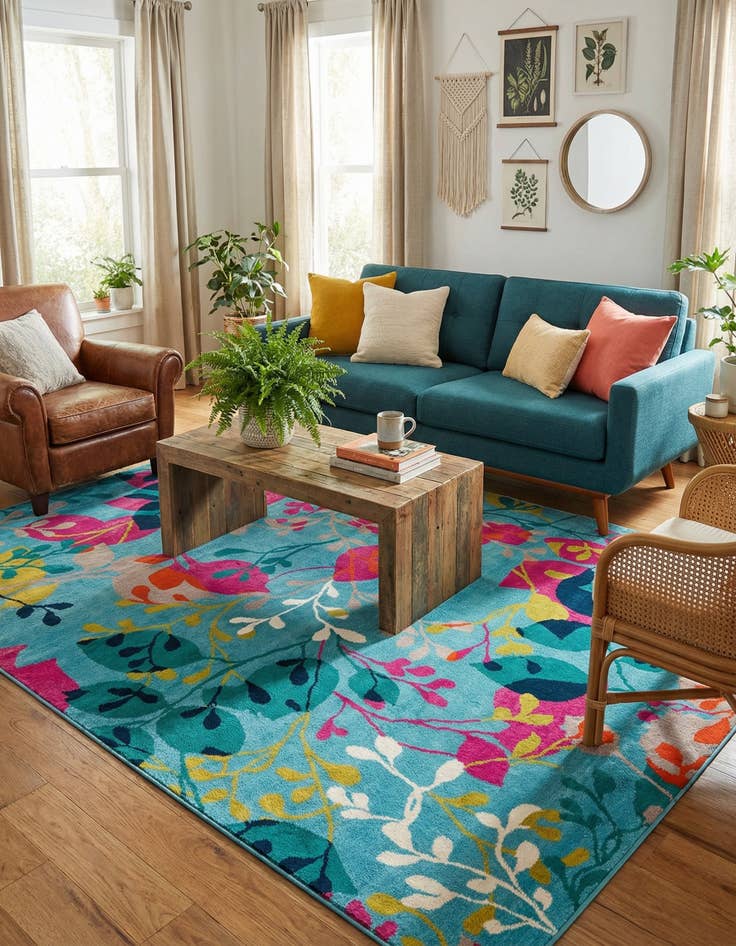 Detail image of 9' x 12' Azalea Rug