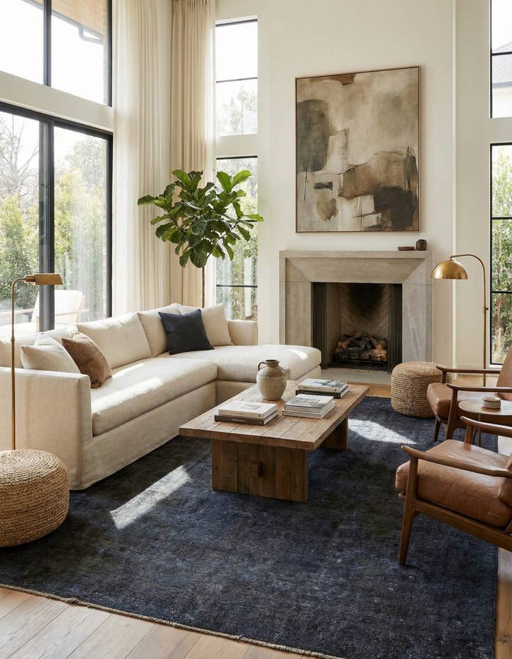 Detail image of 9' 4 x 11' 4  Hand Knotted Ultra Vintage Persian Wool Rug