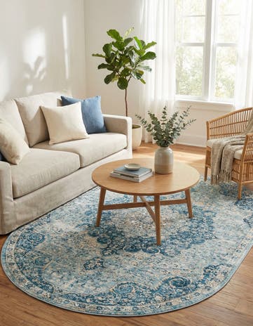 5' 3 x 8' Newport Oval Rug