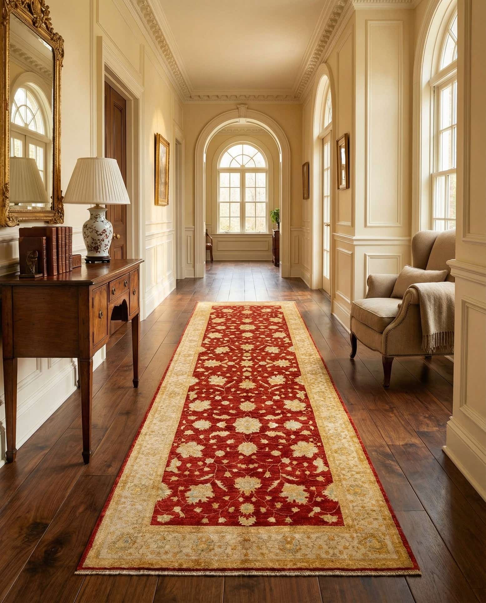 4' x 11' 7 Kaizar Wool Runner Rug