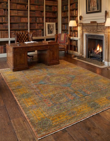 5' 6 x 7' 7 Hand Knotted Mamluk Ziegler Rug