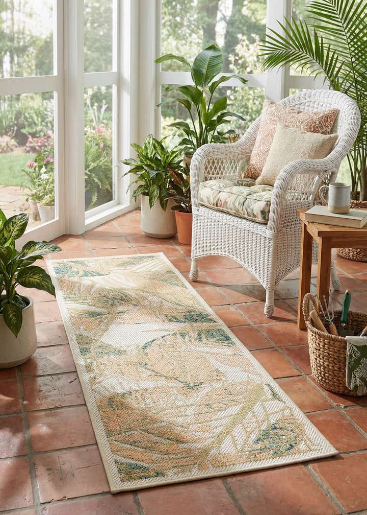 2' x 6' Easy-Clean Baja Indoor / Outdoor Runner Rug