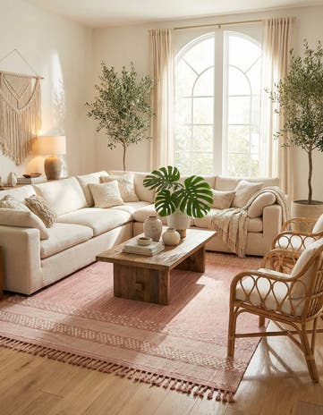 10' x 14' 1 Easy-Clean Eco Bohemian Indoor / Outdoor Rug