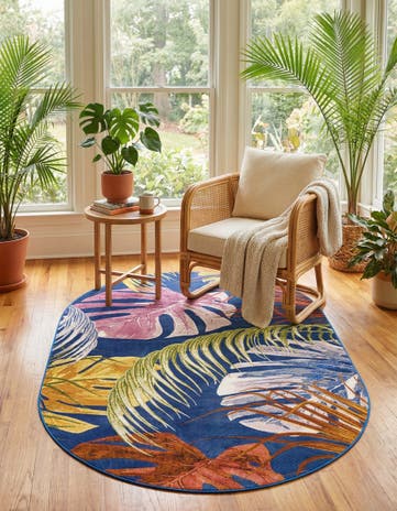 Blossom Oval Rug