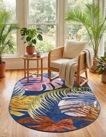 Blossom Oval Rug