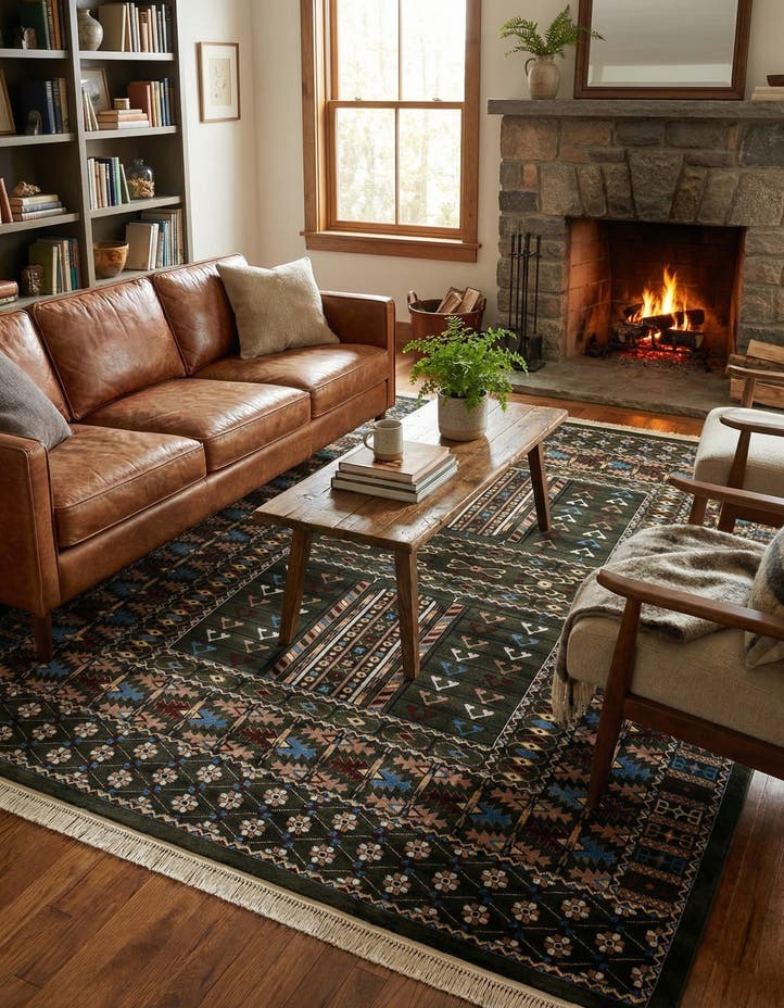 9' x 12' Bokhara Rug