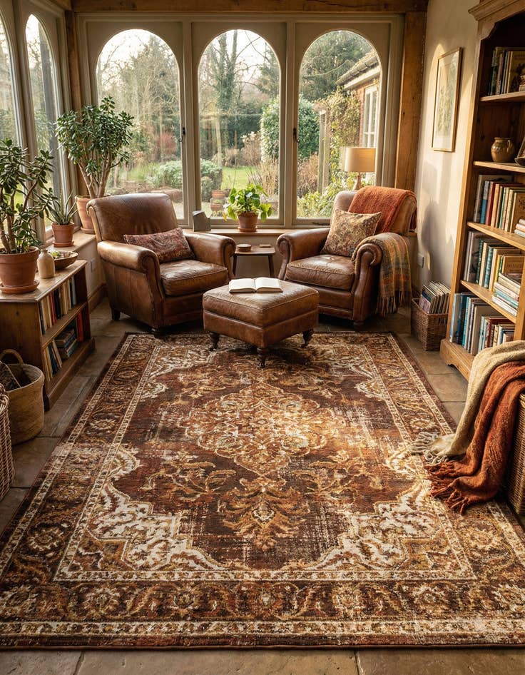 Detail image of  7' 10 x 9' 8 Deepa Rug