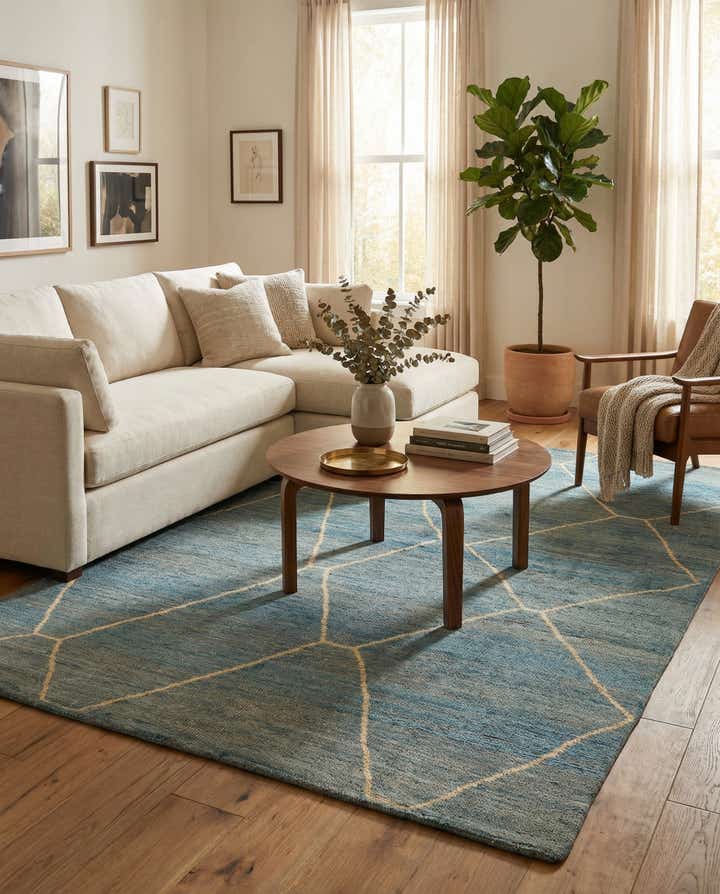 5' 7 x 8' 1 Hand Knotted Darya Wool Rug