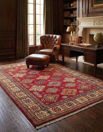 4' 11 x 6' 10 Kazak Rug