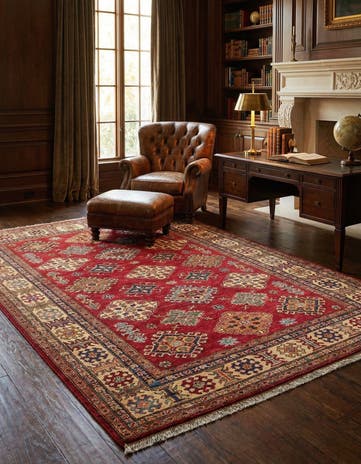 4' 11 x 6' 10 Kazak Rug