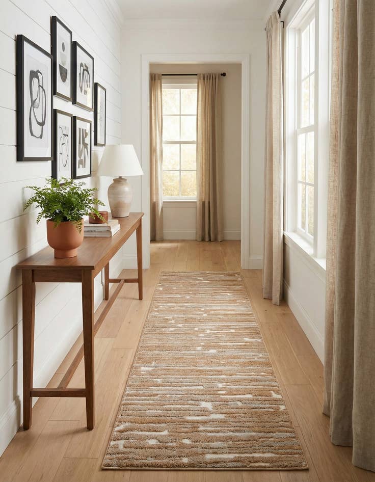 Detail image of 2' 7 x 10' Sepia Runner Rug