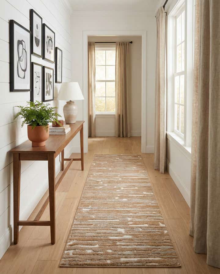 2' 7 x 10' Sepia Runner Rug